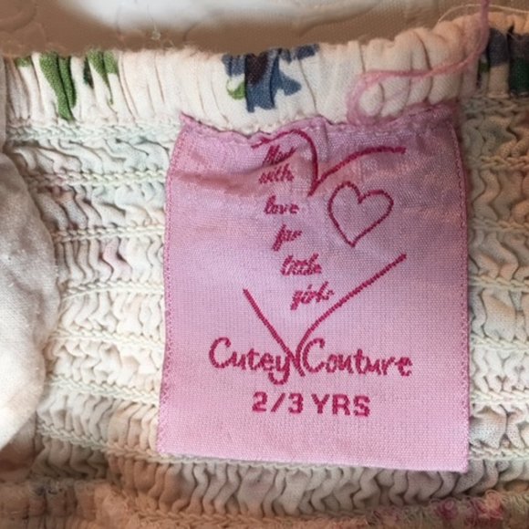 ✨HP✨ Cutey Couture Cotton Floral Patchwork Sundress w/Slip Size2 - Picture 13 of 14